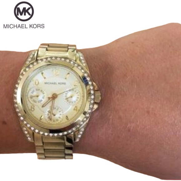 LN Authentic Michael Kors Blair Pavé Watch MK6762 w/Orig. Box & Pillow - Picture 1 of 10